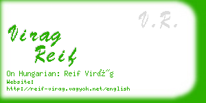 virag reif business card